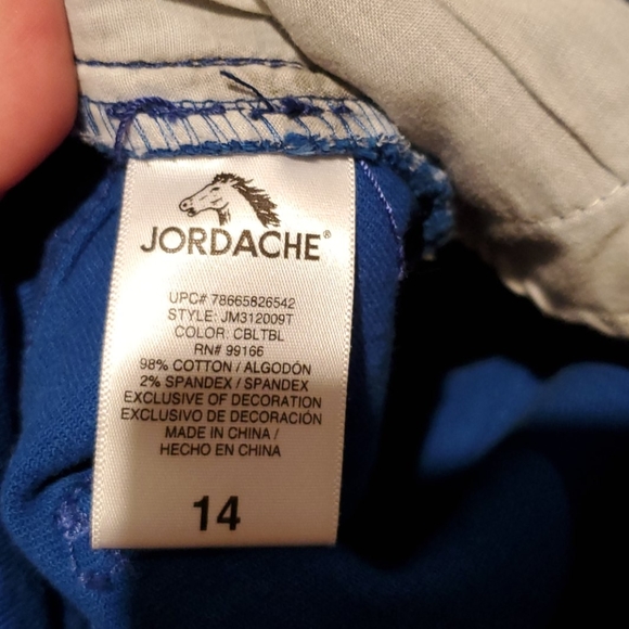 Jordache Size 14 Jeans Blue - Picture 6 of 6